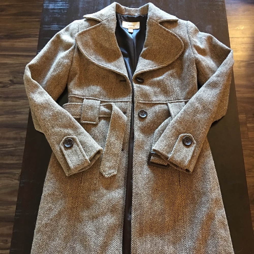 Brown dress coat